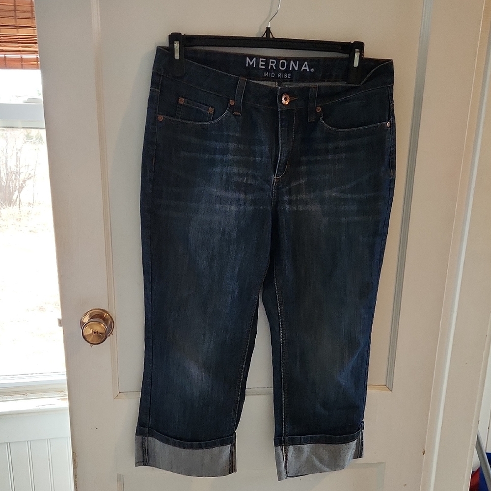 Merona Women's Blue Mid-Rise Jeans